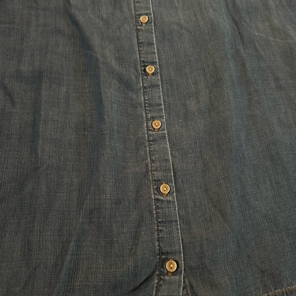 Cloth & Stone Blue Tencel Sleeveless Dress Size Medium - Picture 17 of 17